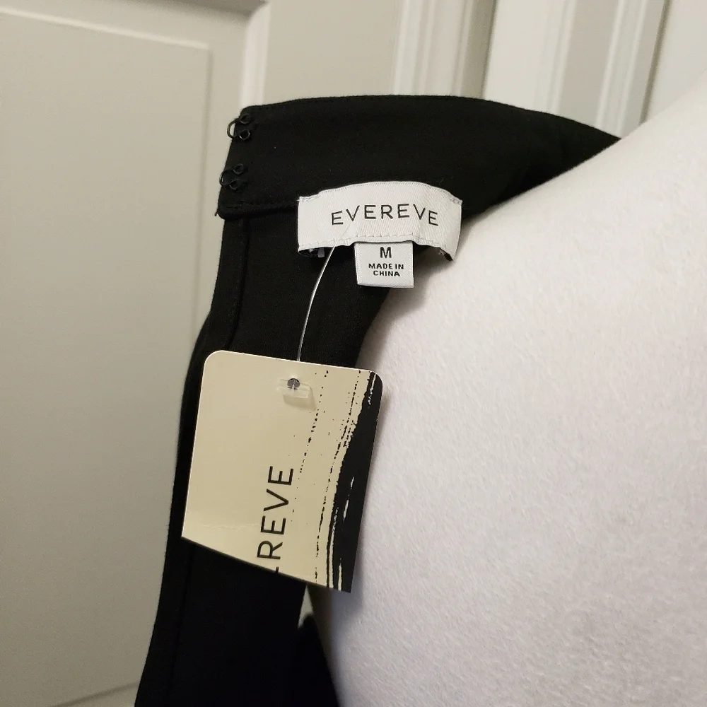 Evereve Black Sleeveless Mock Neck Sheath Dress - Picture 7 of 14